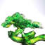 Floral Elegance Handmade Glass Decorative Object