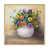 Toile naturelle avec cadre flottant