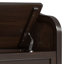 Banc de rangement en bois massif Connaught-2055547289
