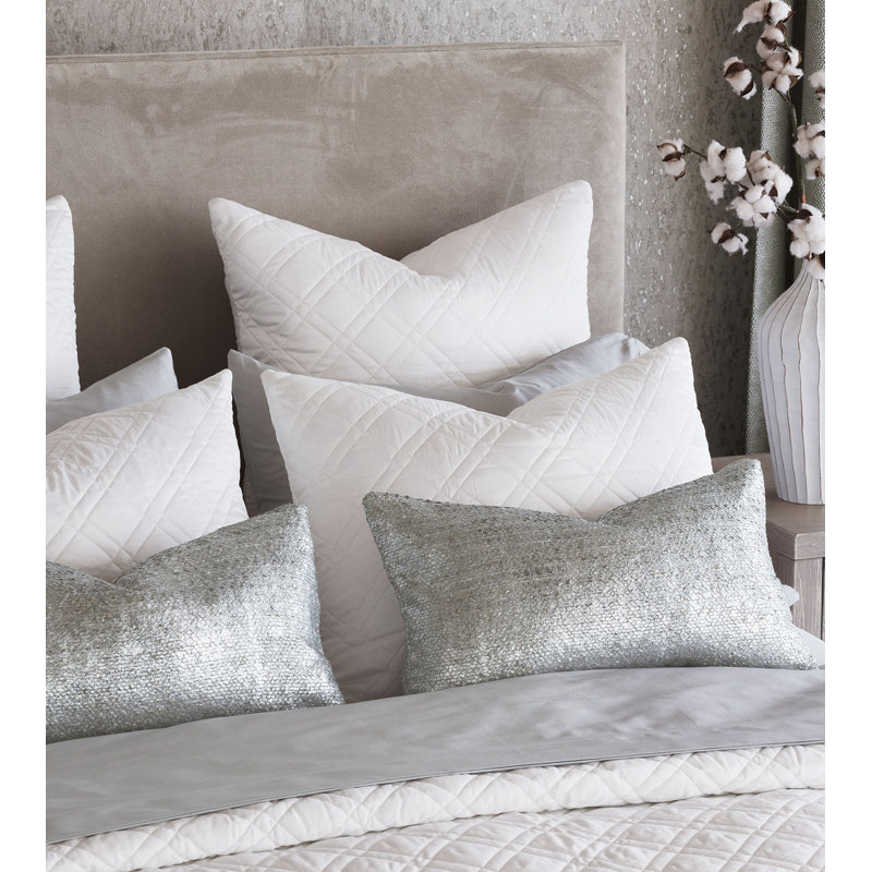 Coperta Cotton Pillow Sham, Euro, White