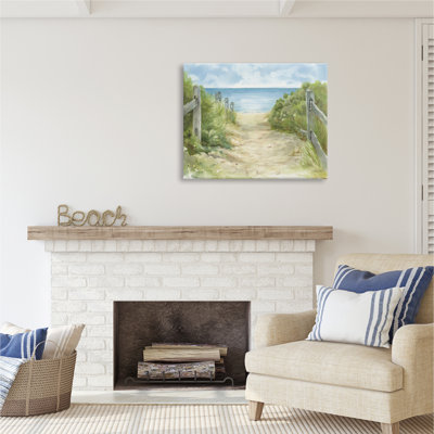 " Beach Path " Painting Print