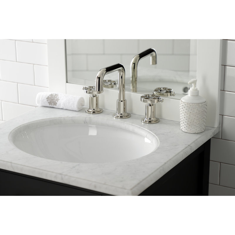 Robinet de salle de bain Belknap, Nickel poli