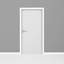 2.38'' H x 90'' W x 0.88'' D Plastic Chair Rail-132081871