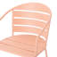 Chaises de bistro élégantes pour l'extérieur - mobilier en fer fabriqué en corail-95545139