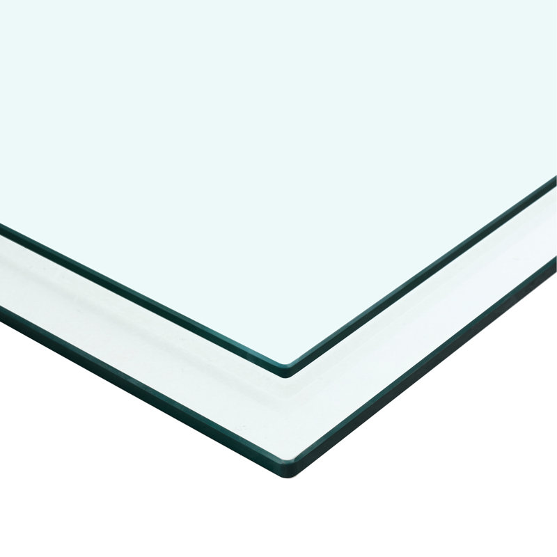 Plateau de table en verre trempé de 47,2 x 23,6 pouces (120 x 60 cm), de forme rectangulaire et de grande taille, résistant aux forces importantes.
