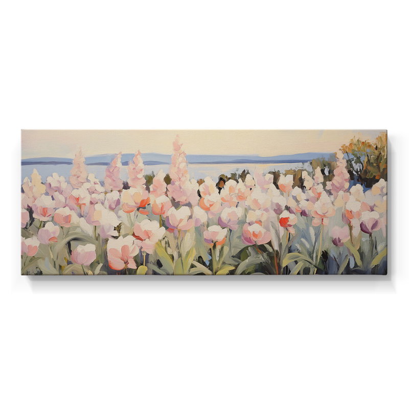Botanical Series-CCXCIX- Toile tendue avec châssis - Prêt à accrocher, H 12 po x l 30 po