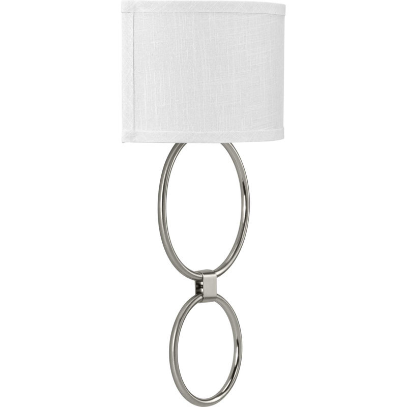 Plafonnier encastré 1 lumière à intensité variable Hardcastle, Nickel brossé