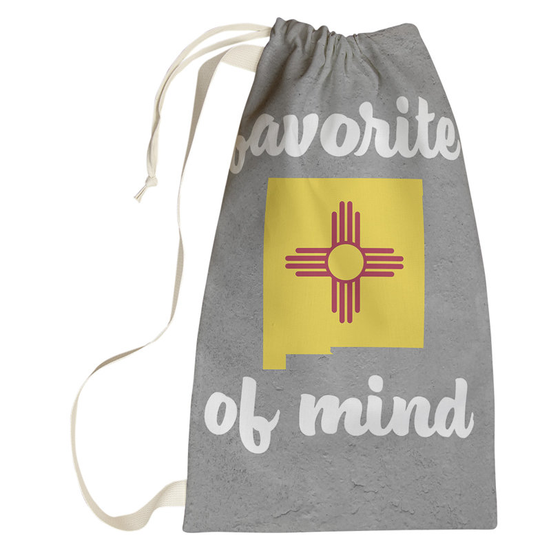 Fabric Laundry Bag with Handles, Large (76.5" H x 29.5" W x 1.5" D), New Mexico