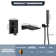 Wall Mounted Waterfall Tub Spout with Diverter and Handheld Shower Head
