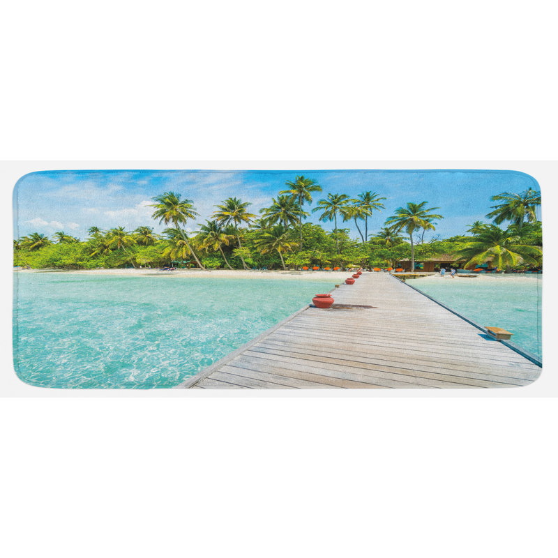 Tapis de cuisine tropical