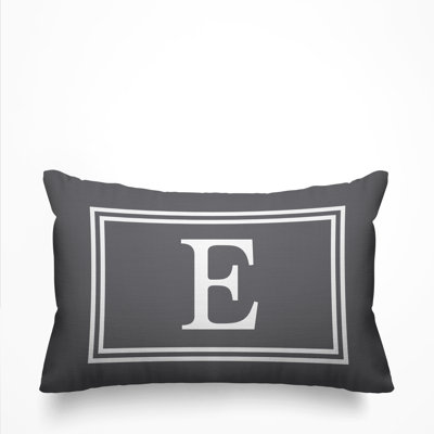 Coussin intérieur / extérieur imprimé monogramme