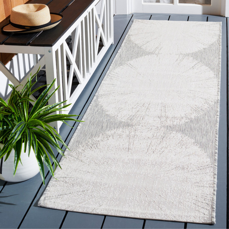 Damire Performance Abstract Indoor/Outdoor Area Rug, Runner 2'3" x 8'