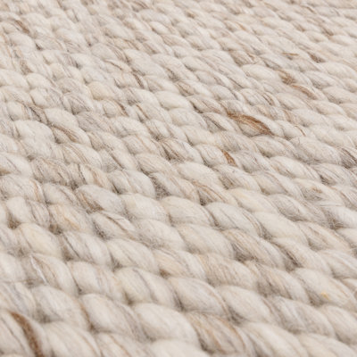 Saidah Solid Colour Hand Woven Area Rug