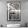 Charlyne 24"x30" LED Medicine Cabinet Defogger, 3X Vertically Adjustable Magnifying Mirror