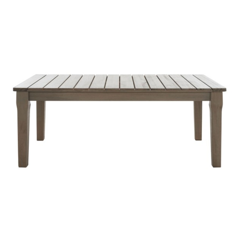 Rectangular Eucalyptus Wood Outdoor Coffee Table , 47.4'' in. W 26.4'' in. D