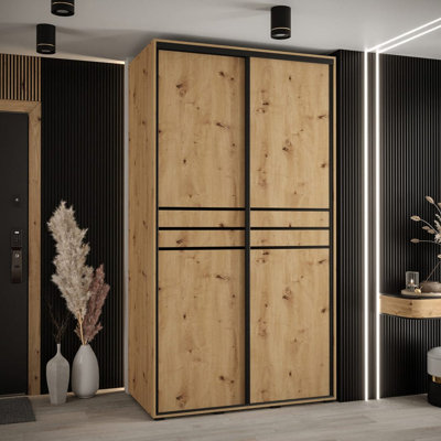Tineke 130cm Sliding Door Wardrobe