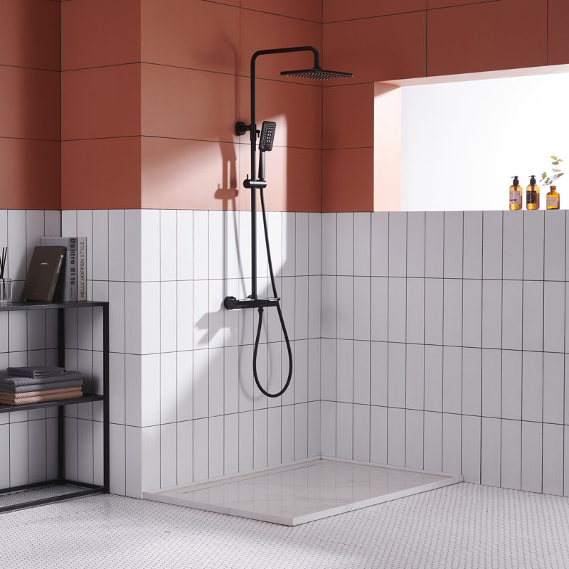 Système de douche complet avec valve brute