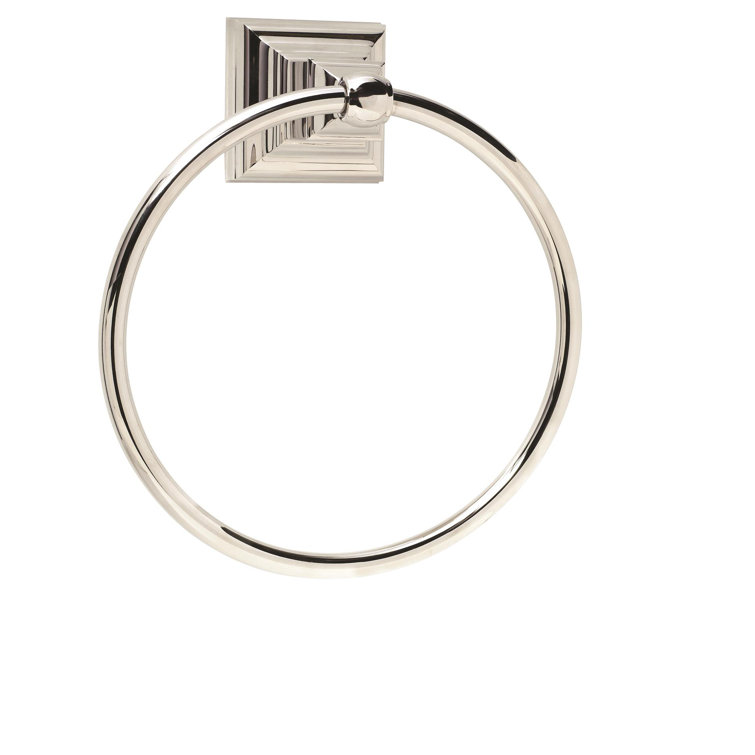 Amerock Markham Matte Black Wall Mount Towel Ring Amerock Markham Matte Black Wall Mount Towel Ring