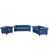 Polyester bleu est en rupture de stock