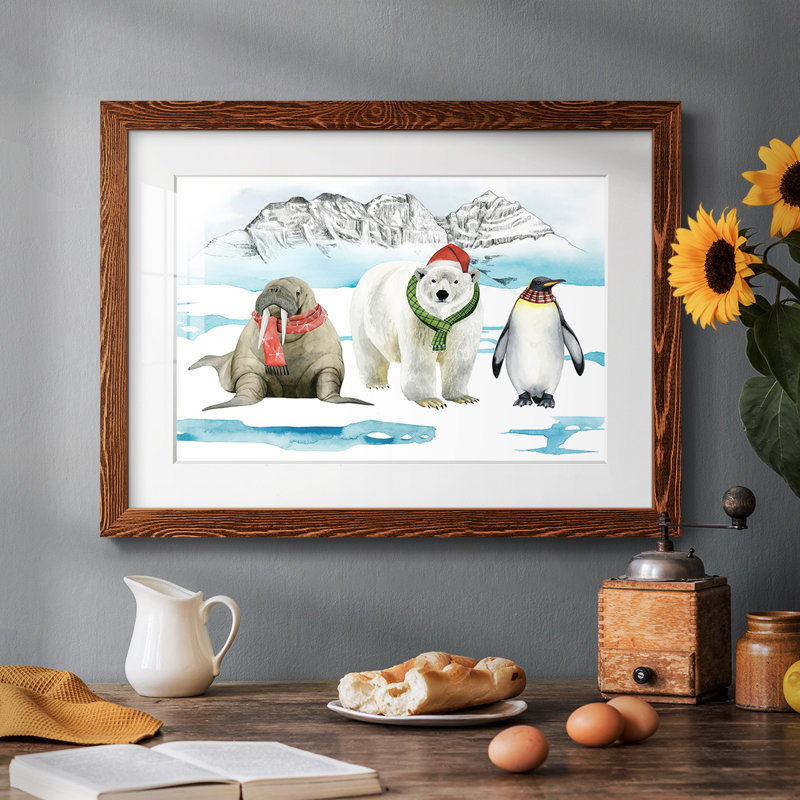 Collection d'animaux de l'Arctique A, Érable, H 14 po x l 20 po x P 1,5 po