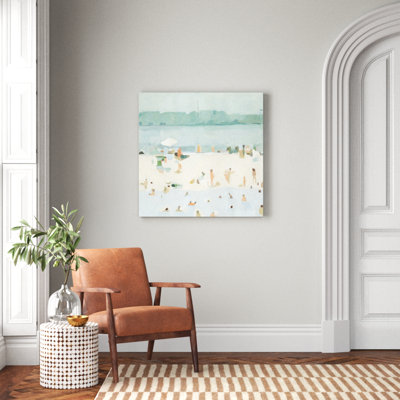 Sea Sandbar I by Emma Scarvey - Wrapped Canvas Painting
