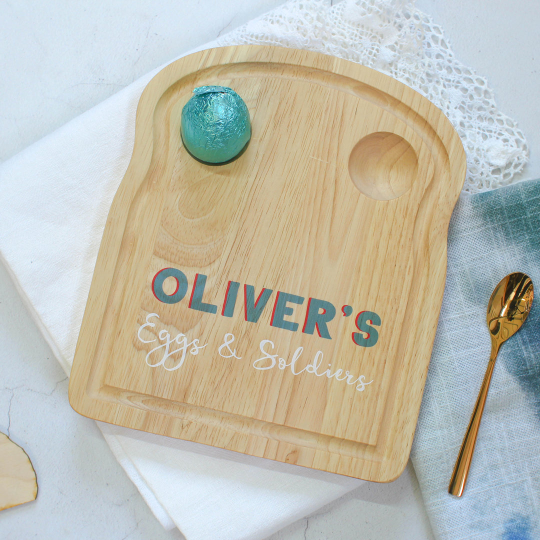 Jessicamae Personalised Eggs and Soldiers Toast Board