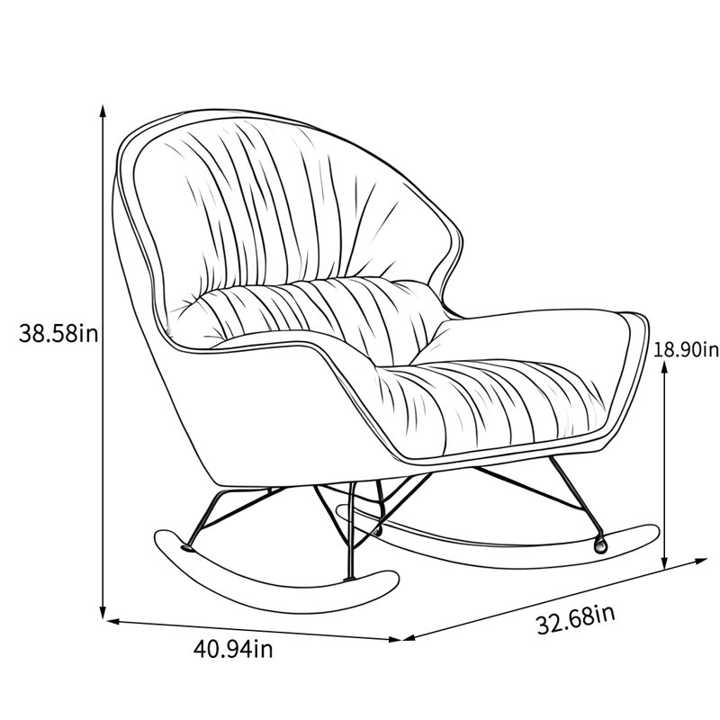 Chaise ergonomique avec tissu respirant et structure en fer, Bleu