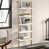 Gold Steel Frame / White Wood Shelf