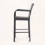 Tabouret de bar d'extérieur en osier (ensemble de 2)