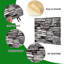 30 autocollants de carrelage mural 3D effet marbre effet papier peint pelable-1118919191