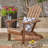Outdoor Wood Adirondack Chair