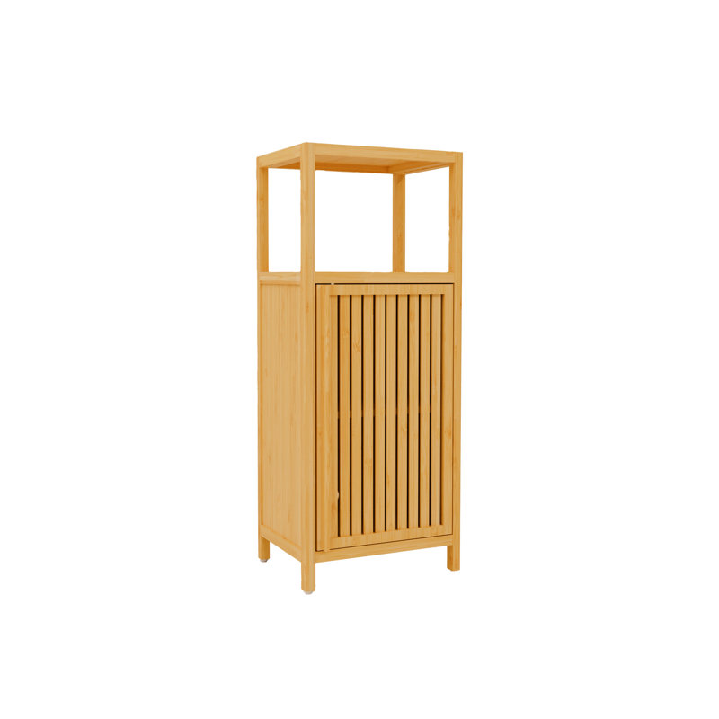 Armoire multi-scène de 41 pouces avec une tablette et 2 tablettes ouvertes, peu encombrante, idéale pour la salle de lavage