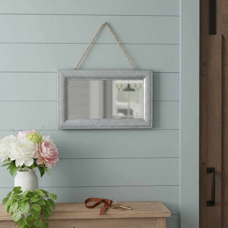 Hashveer Metal Flat Wall Mirror
