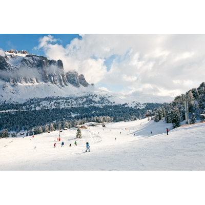 Fridley View Of A Ski Resort - Wrapped Canvas Print