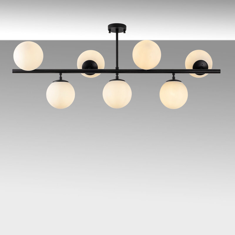 Luper 7 - Light Kitchen Island Pendant, Black