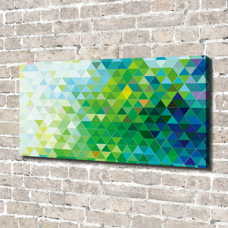 Triangles - Wrapped Canvas Print
