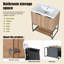 Meuble-lavabo simple avec plateau Francella-989140955-989140956