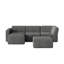 4 Seater Corduroy Seating Component-1222776800-1222776802
