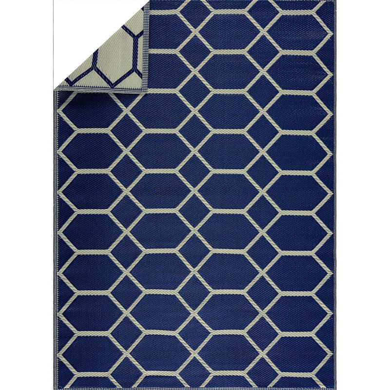 Geometric Indoor / Outdoor Rug, Rectangle 6' x 9'