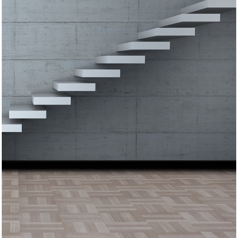 Carreau de vinyle 12 po x 12 po Tivoli, Bois gris cendré