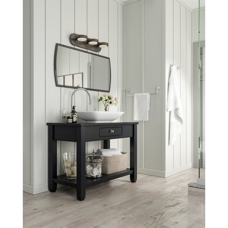 Blanco Dimmable LED Vanity Light, Urban Bronze/Alabaster