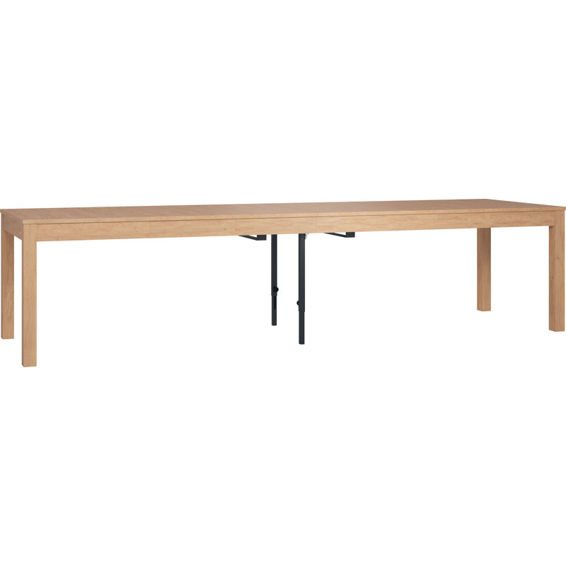 Shinde Rectangular 340Cm L x 90 Cm W Dining Table, Oak