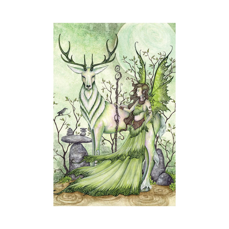 Guardian by Amy Brown - Wrapped Canvas Painting, 101.6 cm H x 66.04 cm W x 1.91 cm D