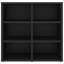 Vidaxl Shoe Cabinet Black 20.7"X11.8"X19.7"