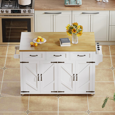 140 cm W Kitchen Island with Top