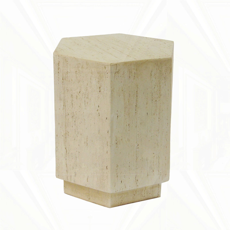 Hexagonal Archaistic Side Table