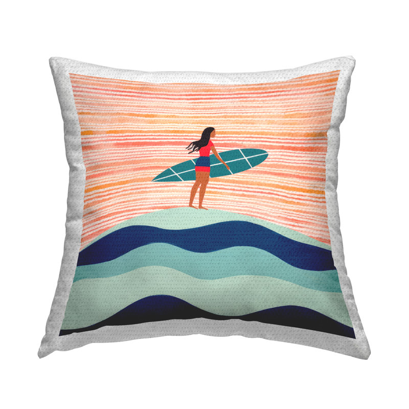 Housse et insert de coussin décoratif en polyester carré pour intérieur / extérieur par Lazar Studio