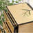 Hand-Painted Gold Foil Seven-Drawer Accent Chest