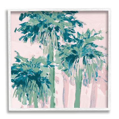 " Abstract Palms Trees " by Jane Slivka Painting Print