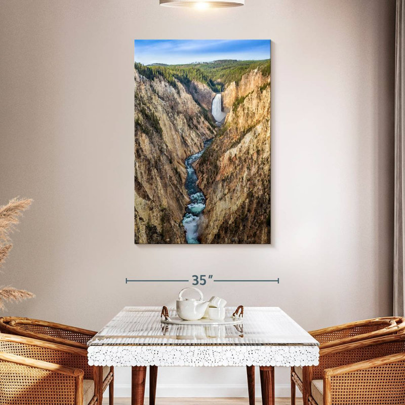 Alvord Yellowstone River Grand Canyon, H 24 po x l 16 po
